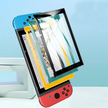 Grūdintas Stiklas Touch Screen Protector Apsauginė Plėvelė, Pilnas draudimas Guard Nintendo Lite NS Mini Nintend Jungiklis Atveju Priedai